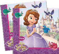 Sofia The First Napkins Two-Ply Paper 33x33cm 