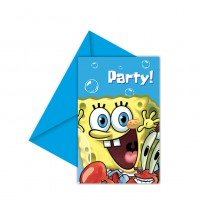 SpongeBob Squarepants Invitations and Envelopes