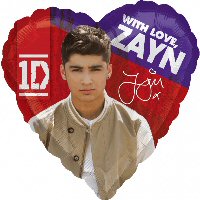 One Direction Zayn Standard 18 inch Foil Balloon 